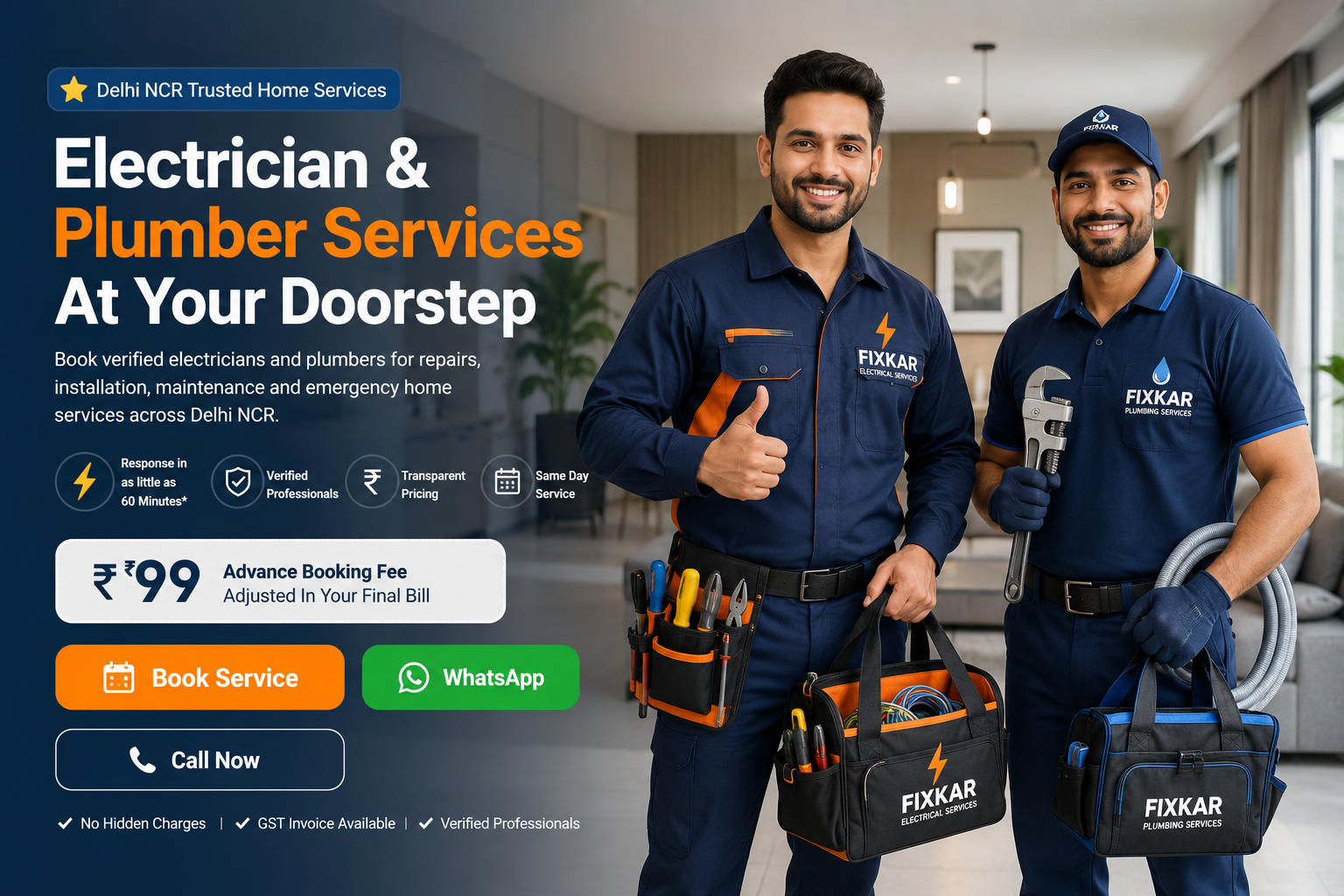 Electrician and Plumber Services
